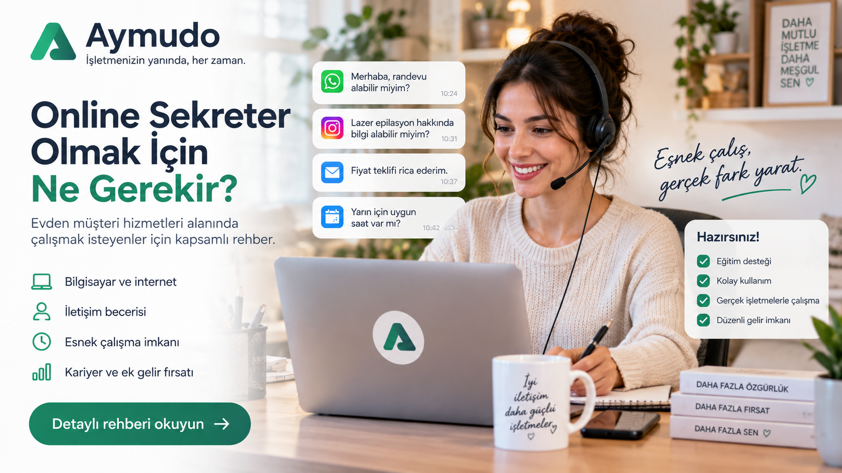 Online Sekreter Olmak İçin Ne Gerekir? Evden Müşteri Hizmetleri Rehberi