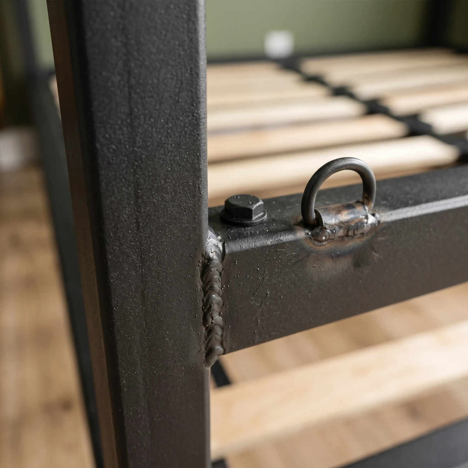 Full Frame Bondage Bed with Overhead Restraint System görsel 3