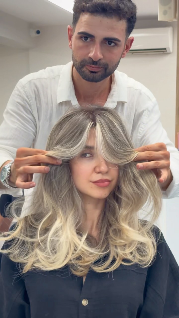 Salonda saç şekillendirme